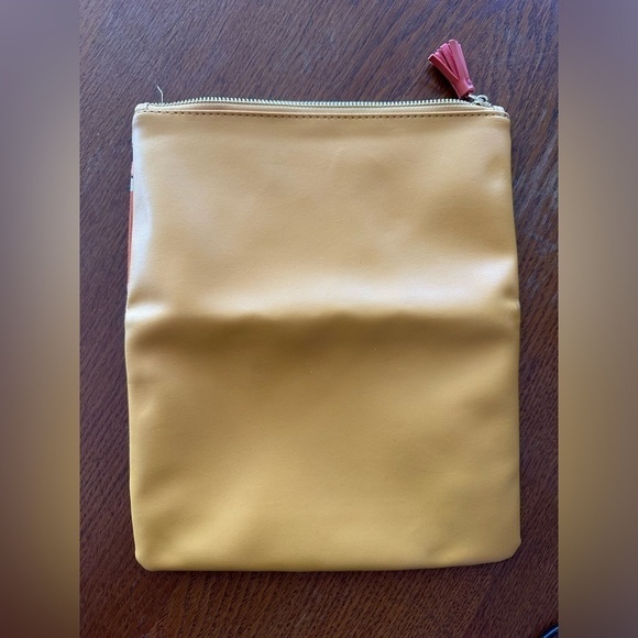 🌟 Rachel Pally Clutch Zahara Folding Floral Orange Blossom Vegan Leather - Picture 5 of 7